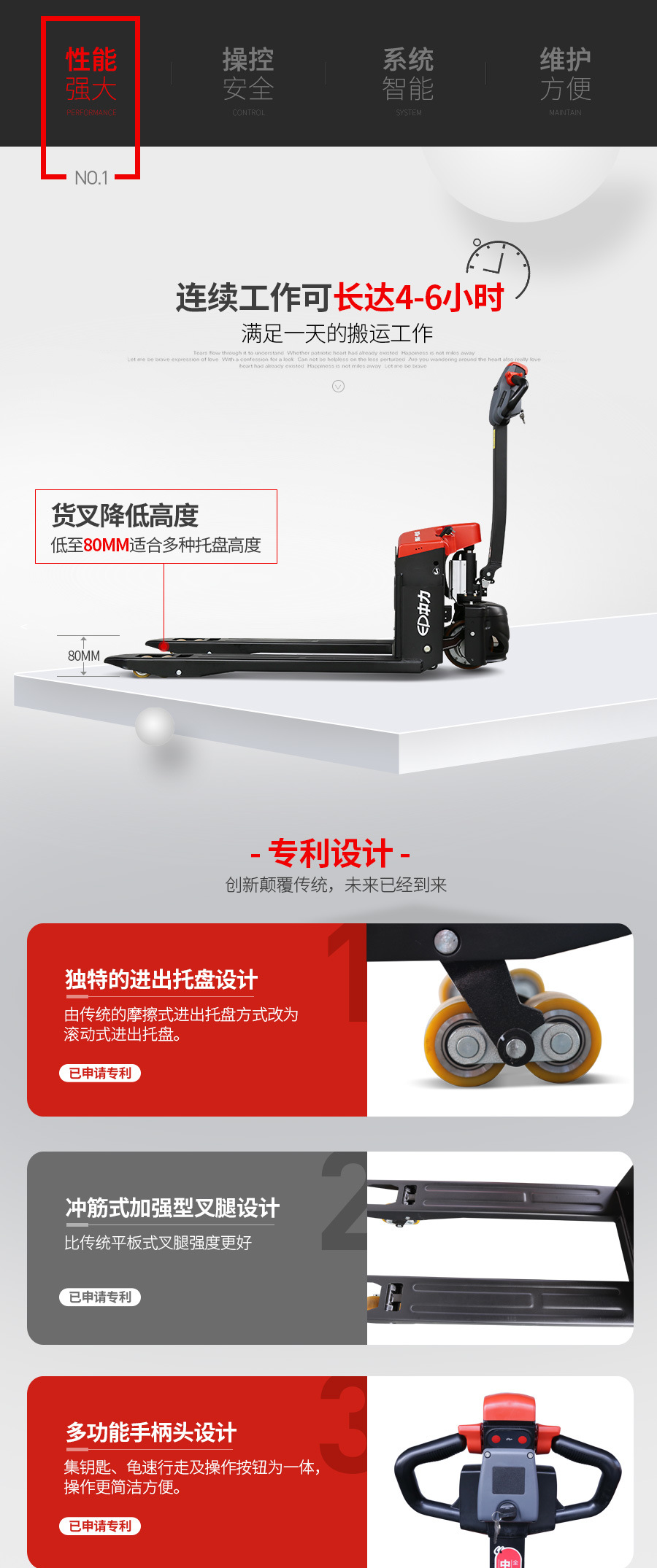 中力EPT20-15ET2小金剛全電（diàn）動（dòng）搬運車